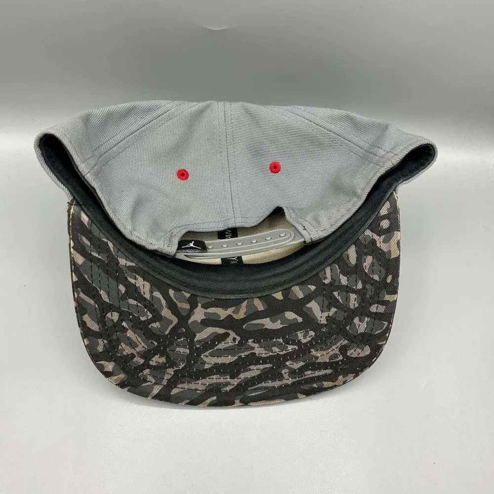 Air Jordan Hat Men Gray Cement Elephant Embroidered Jumpman‎ Snap Back Cap